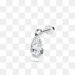 Statement Earrings In Diamond U0026 Gold Maria Tash - Solid Emoji,Swarovski Zirconia Earrings Emotions
