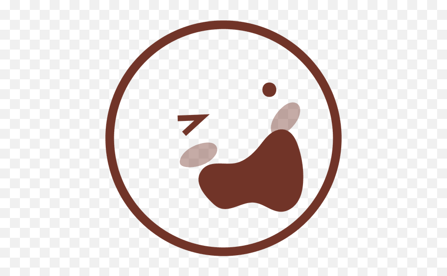 Wink Flat Emoticon - Transparent Png U0026 Svg Vector File Dot Emoji,Workout Emoji
