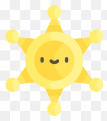 Sheriff Badge - Free Security Icons Emoji,Cowboy And Cowgirl Emoticon
