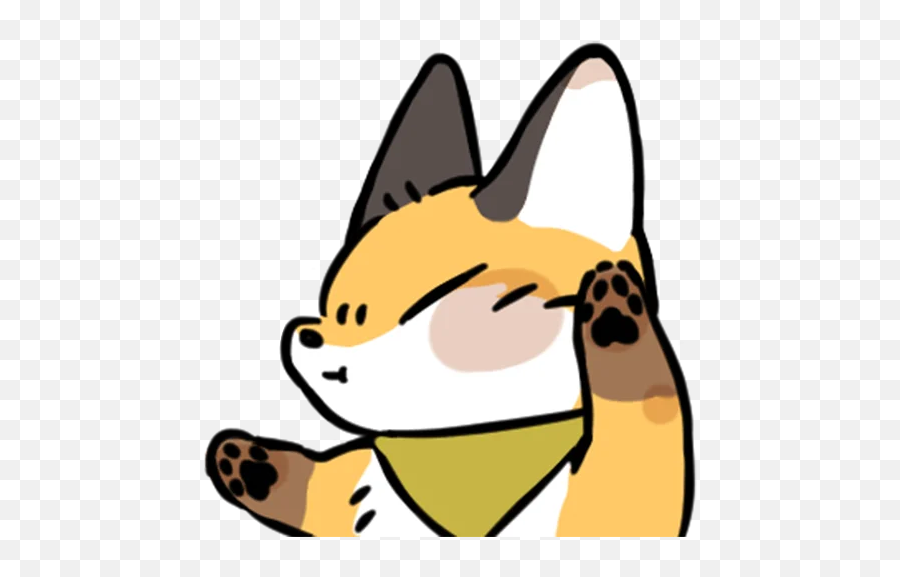 Telegram Sticker From Collection Short - Legged Fox V2 Emoji,Fox Emoji