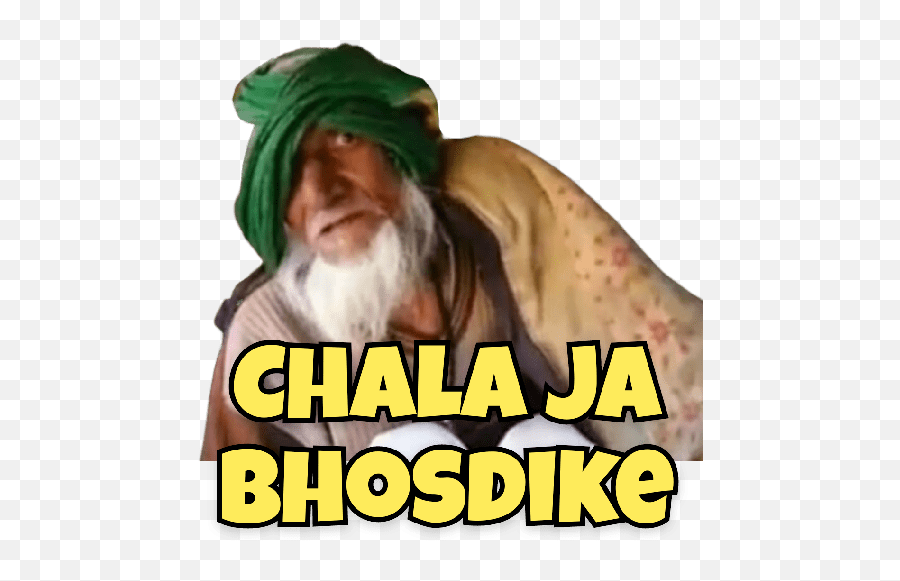 Hindi Slang Memes Emoji,Brown Turban Emoji