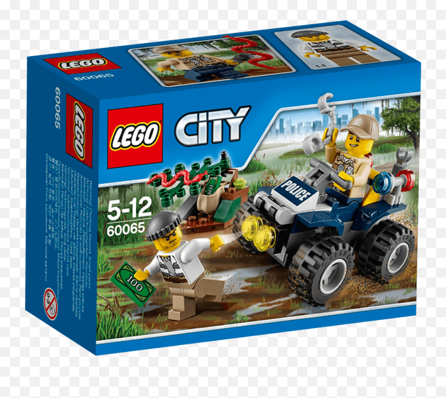 Atv Patrol 60065 - Lego City Sets Legocom For Kids Emoji,Four Wheeler Doing Wheelie Emoji