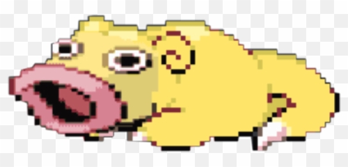 Pokemon Pokefusion Pixel Slowpoke - Cool Pixel Pokemon Fusion Transparent Emoji,Slowpoke Emoji