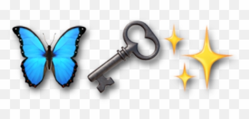 Key Sparkles Emoji Stickers Overlay Sticker By L0z3r - Girly,Where Is The Key Emoji
