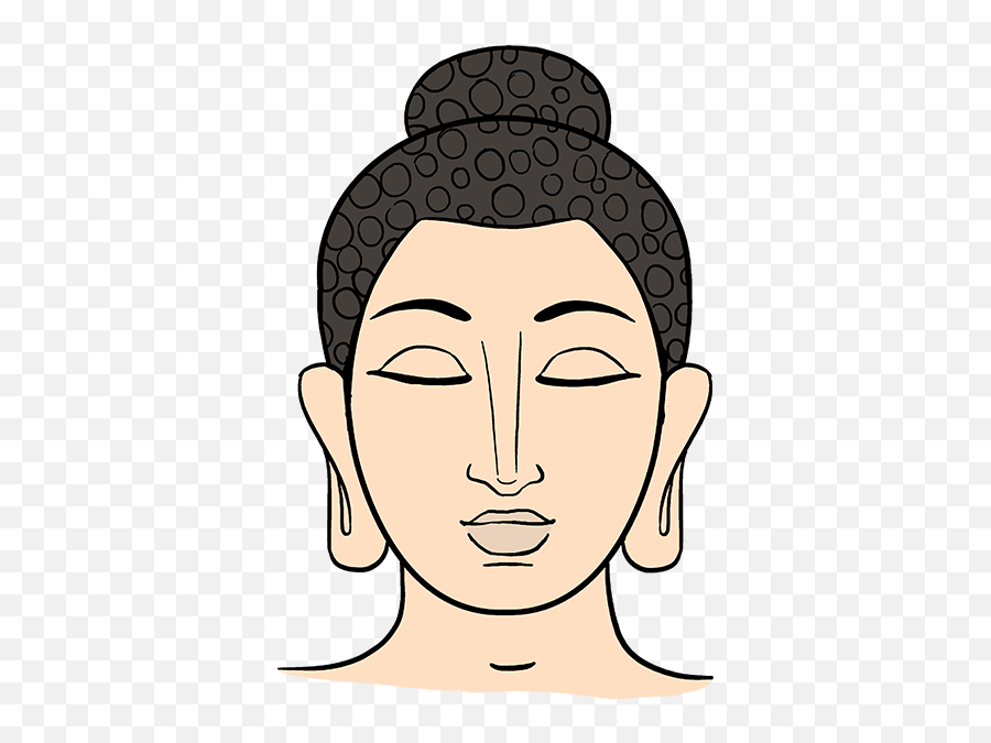 How To Draw Buddha - Easy Drawing Of Buddha Emoji,Buddha Emoji