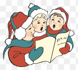 Joy Clipart Caroling Joy Caroling - Transparent Christmas Carolers Png Emoji,Emoji Christmas Carols