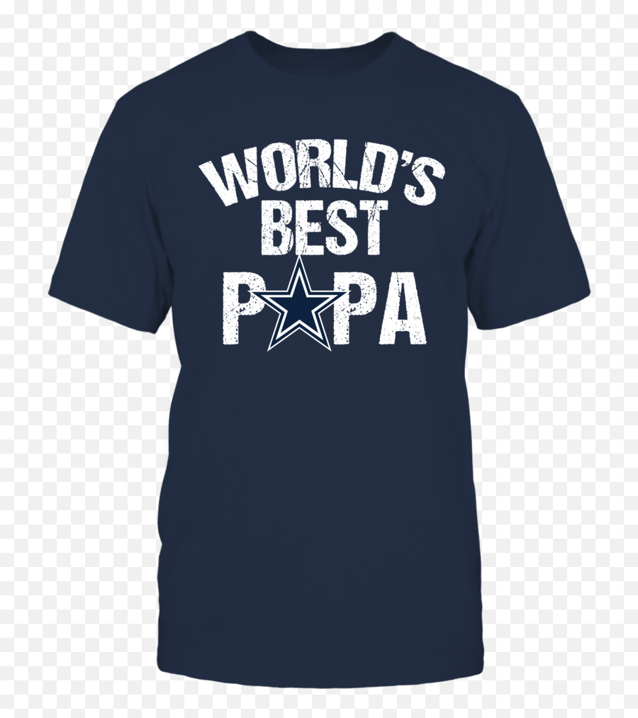 Dallas Cowboys Worlds Best Papa - Unisex Emoji,Dallas Cowboys Emoji