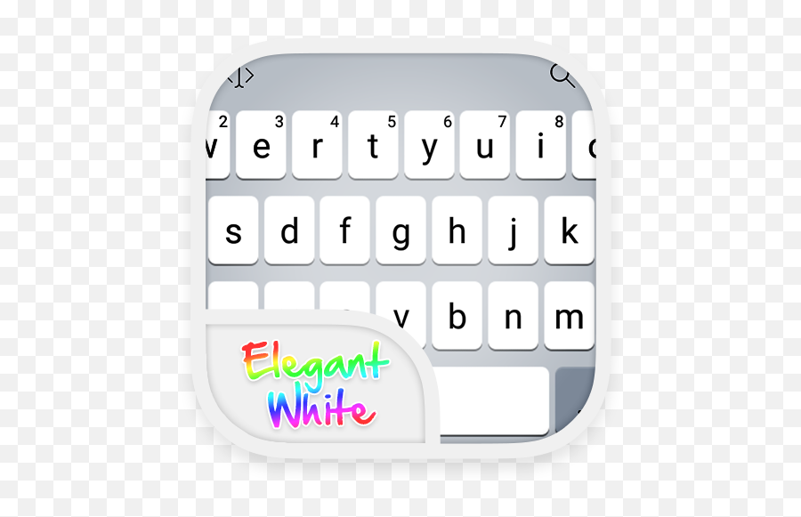 Ndir Emoji Keyboard - Os9 White Android Uygulamalar Office Equipment,Flipfont Emojis