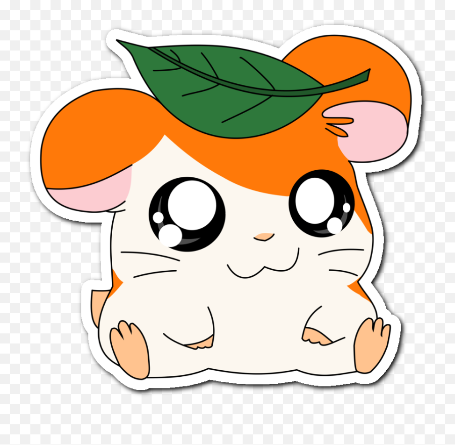Orange Clipart Hamster Orange Hamster - Kawaii Hamtaro Emoji,Hamster Emoji