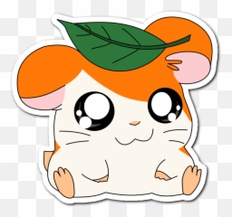 Orange Clipart Hamster Orange Hamster - Kawaii Hamtaro Emoji,Hamster Emoji