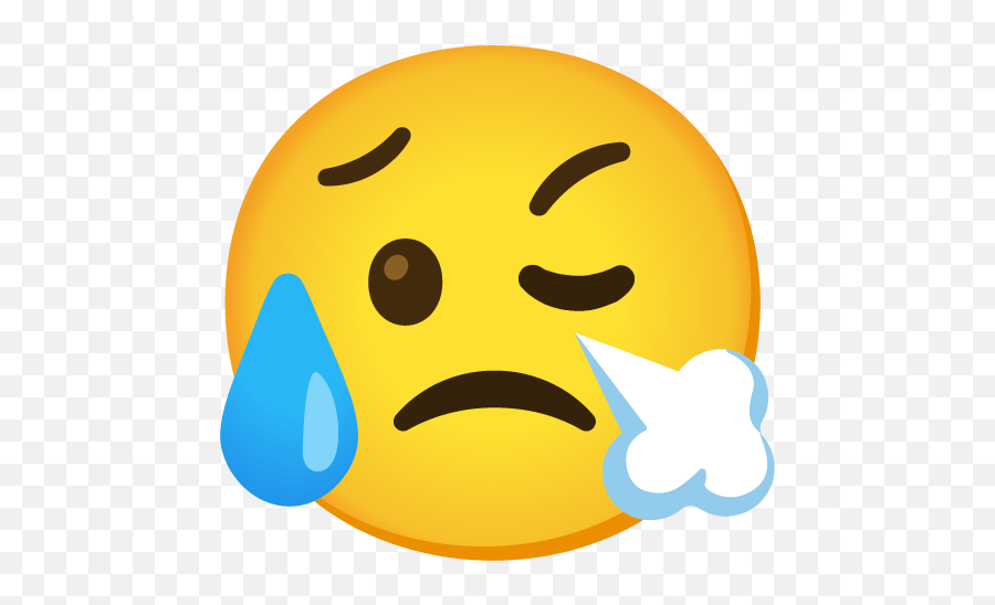 Emoji Mashup Bot On Twitter Sad - Relieved Steam Emoji,Lmao Emoji
