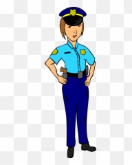 English Clipart Police Officer English Police Officer - Dibujo De Mujer Policia Emoji,Police Emoji