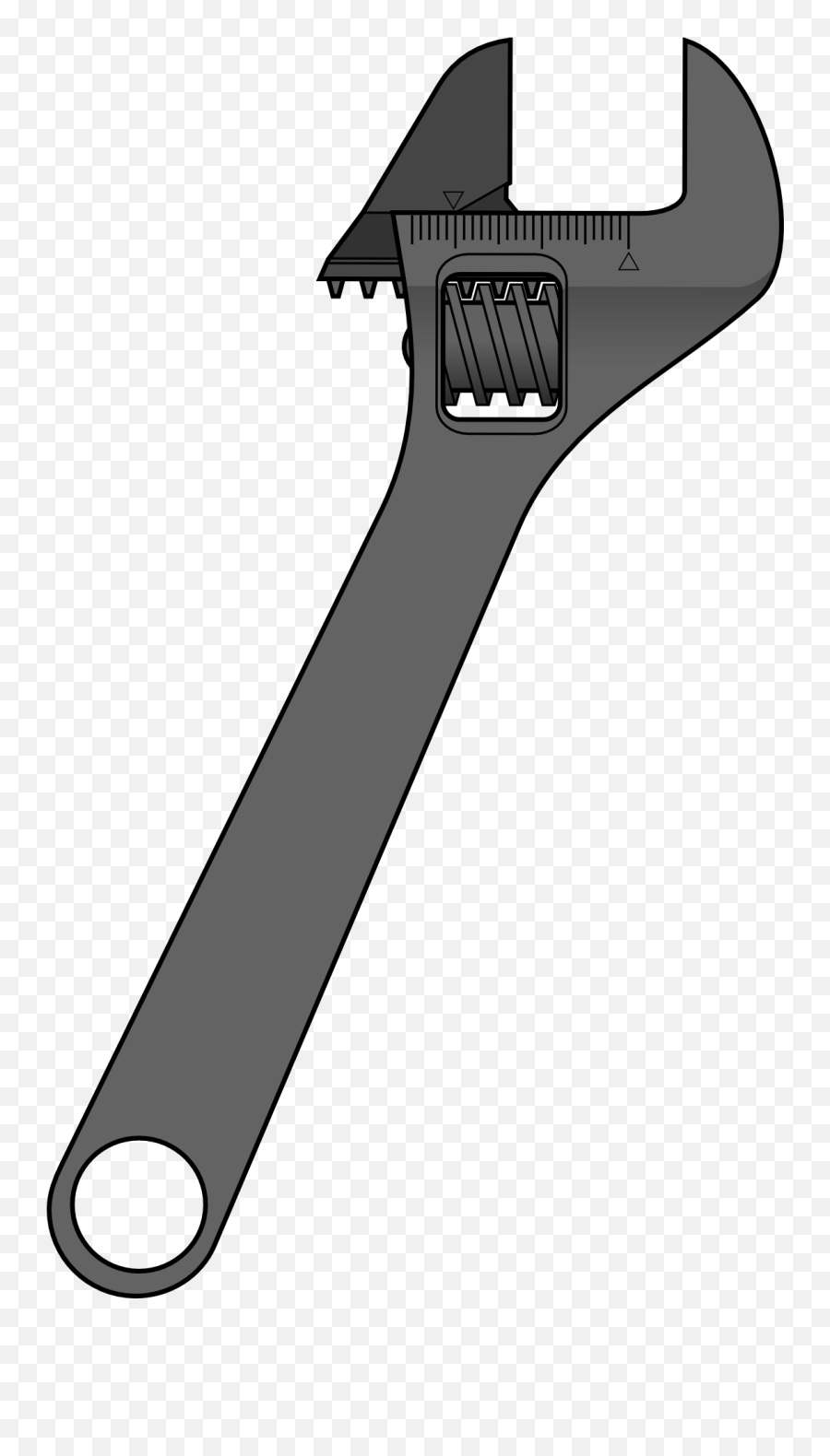 Grey Wrench Drawing Free Image - Adjustable Wrench Clipart Emoji,Wrench Emotions