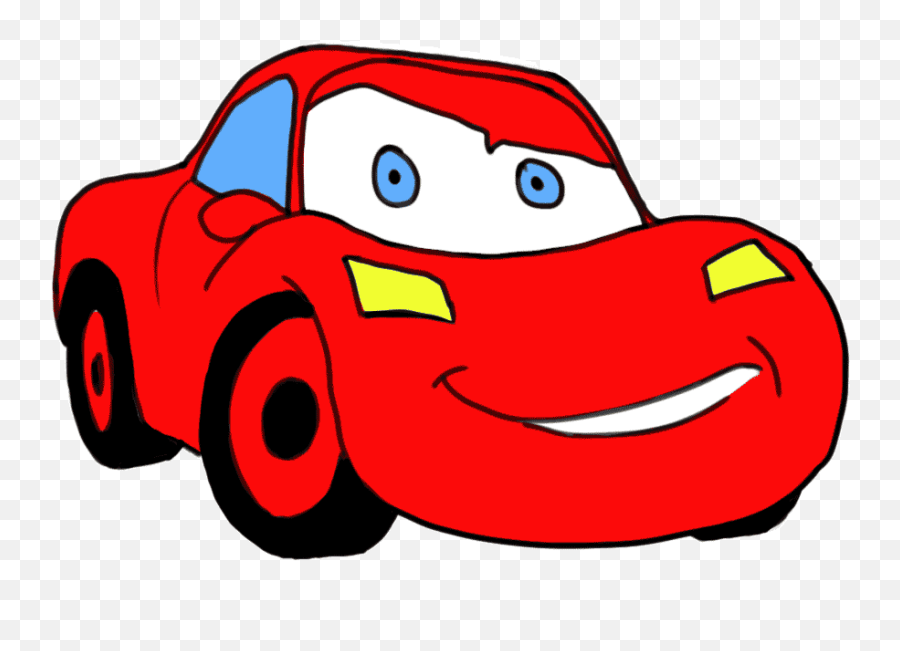 Kids Car Cartoon - Coloring Car Drawing For Kids Emoji,Animated Emoticons Driving Car