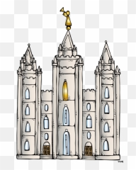 Angel Moroni Book Of Mormon Temple The - Clip Art Lds Temple Emoji,Lds Mormon Emojis