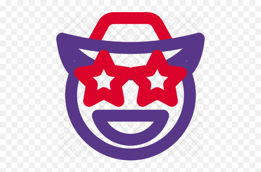 Free Star Struck Cowboy Emoji Icon Of - Icono Famoso,Panda Emojis Discord Cowboy