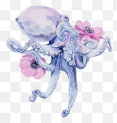 Octopus Sticker Challenge Emoji,Hockey Emoji Octopus