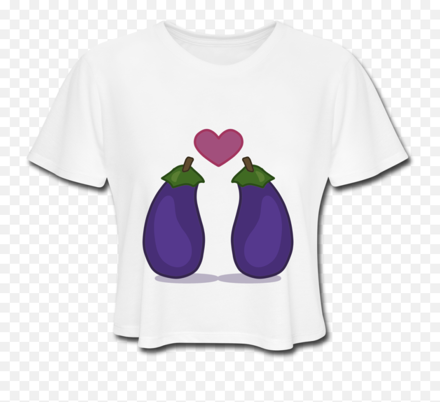 Bumpinu0027 Eggplants Crop Top - Crop Top Emoji,We Need These Emojis Eggplant