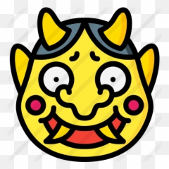 Demon - Free Cultures Icons Happy Emoji,Demonic Face Emoticon