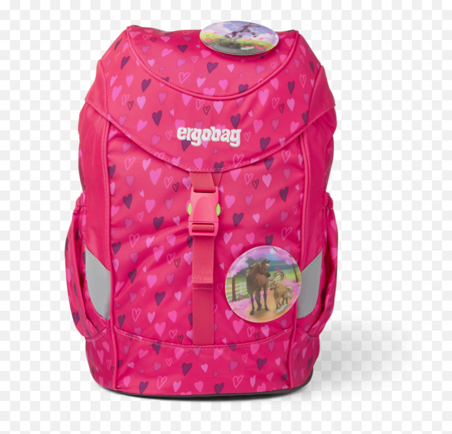 Ergobag Mochila Para Niños Horseshoebear Emoji,Mochila Fucsia Con Emojis