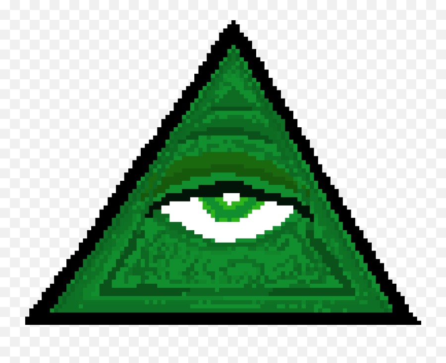 Pixel Art Gallery - Ilumaniti Pixel Png Emoji,Illuminati Eye Emoji Copy And Paste