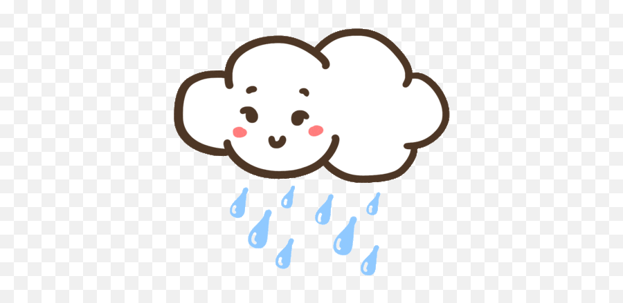 Pin - Rainy Clouds Gif Animated Emoji,Muhammed Emoticons