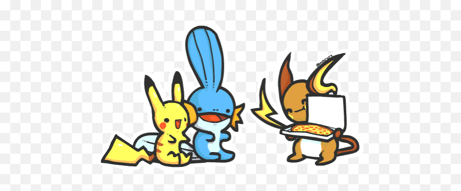 Top Pikachu Anim Stickers For Android - Mudkip Background Gif Emoji,Animated Pikachu Emoji