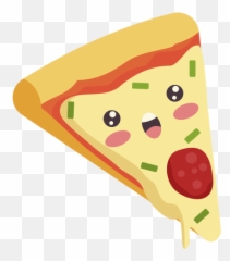 Pizza Sticker Transparent Png U0026 Svg Vector - Kawaii Pizza Transparent Emoji,Pizza Cute Emoji