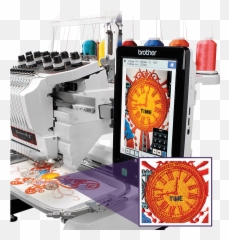 Brother Pr1050x 10 - Measuring Instrument Emoji,How To Insert Emoticons In Embird