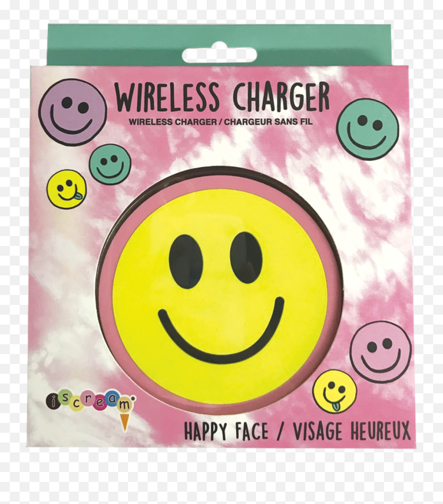 Happy Face Wireless Charger - Happy Emoji,Iphone And Andraid Emojis