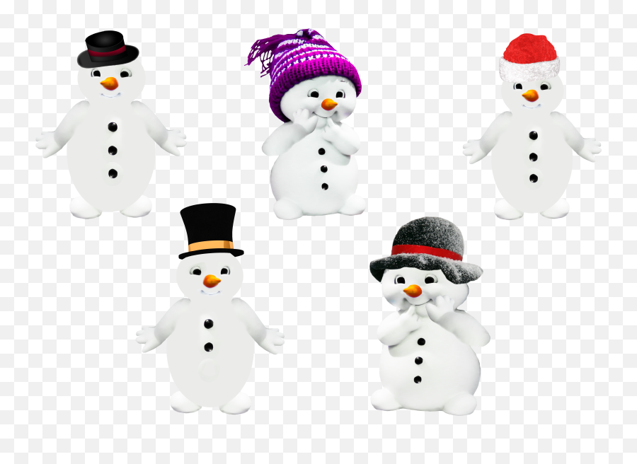 Snowman Winter Isolated Drawing Free - Snowman Emoji,Emotion Pictire Snowman