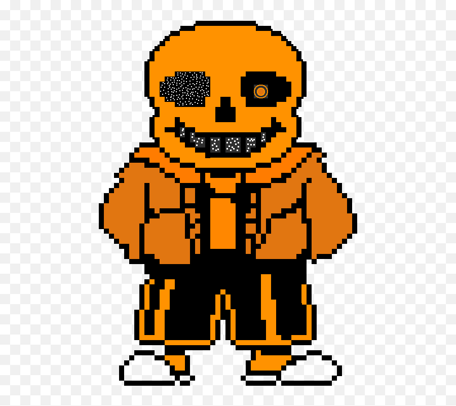 Damn I Finished My M87 Sprite May - Sans Genocide Pixel Art Emoji,2 Carots Emoticon