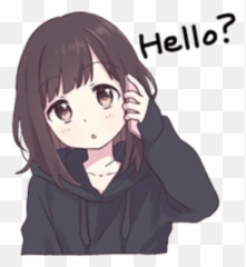Anime Emotions By You - Sticker Maker For Whatsapp Menhera Chan Hello Emoji,Animes That Expor Emotions
