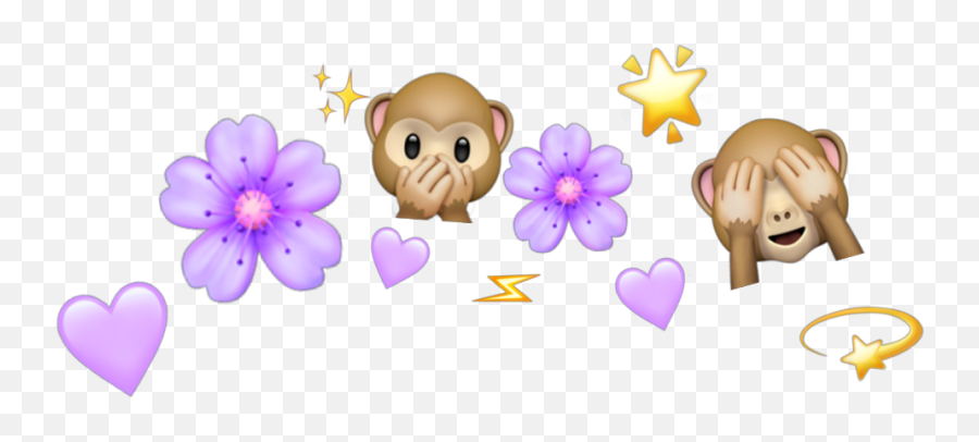 Purple Sticker - Soft Emoji,Monkey Emoji Meme