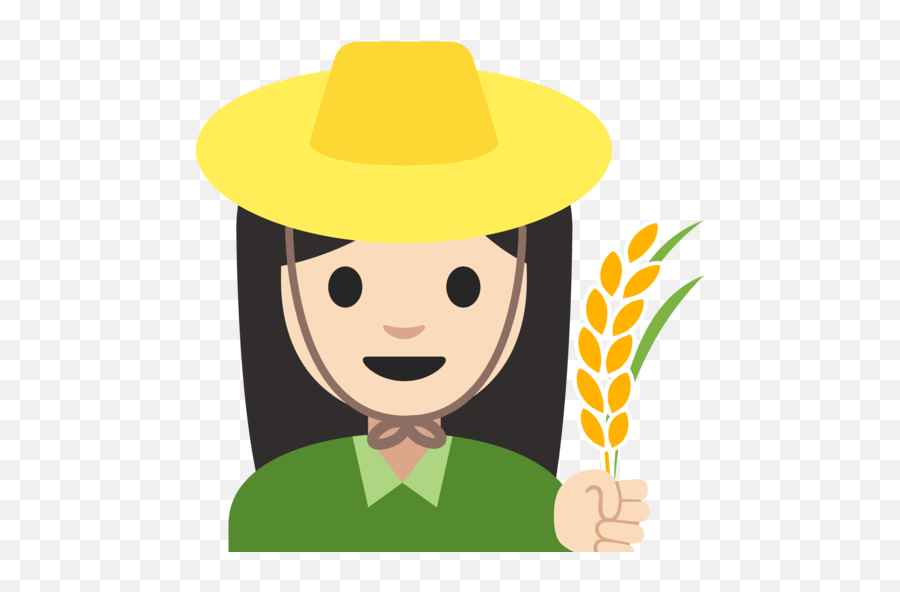U200d Woman Farmer Light Skin Tone Emoji,01f3fb Emoticon