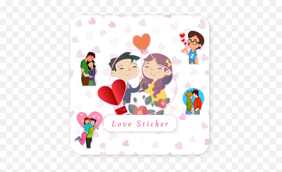 Wastickerapps Love Sticker Pack App For Whatsapp Apk Emoji,Emoticon De Preocupacion Whatsapp