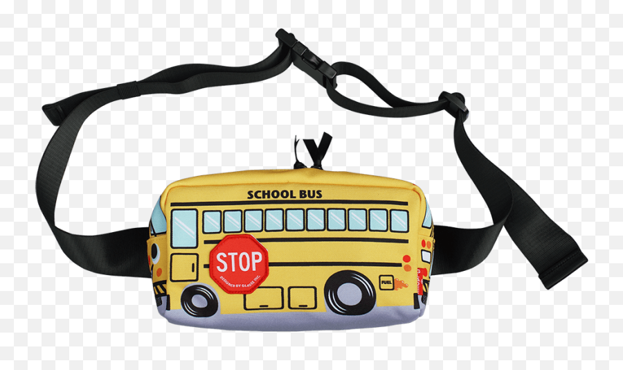 Waist Bags Shoulder Bags School Bus Polyester Canvas Emoji,Stopsign Emoji