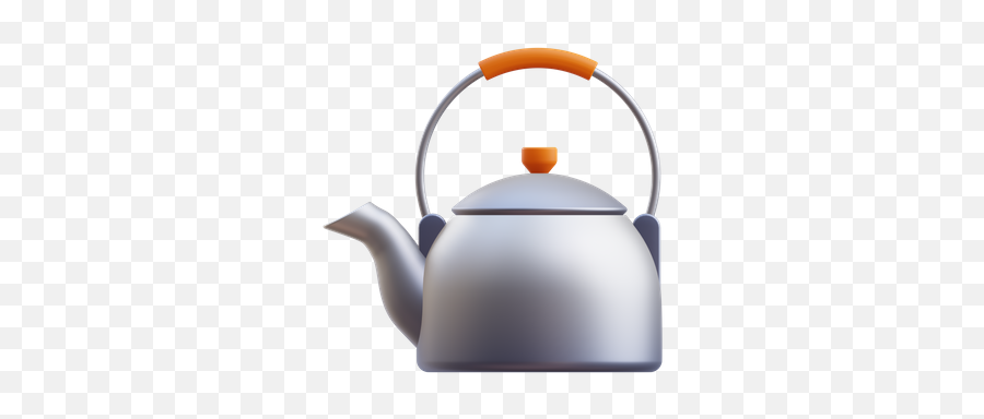 Premium Tea Kettle 3d Illustration Download In Png Obj Or Emoji,Running Low On Lids Emoji