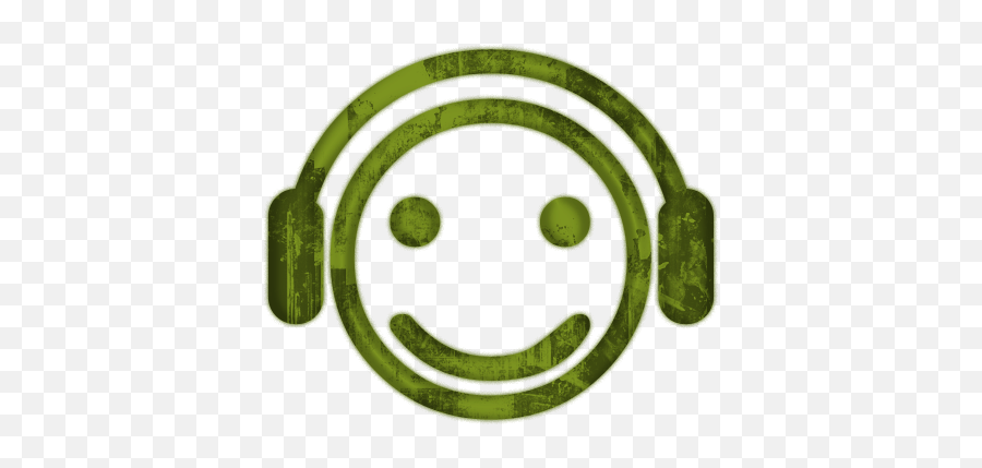 Bad Music Clipart - Happy Emoji,Headphones Emoticon
