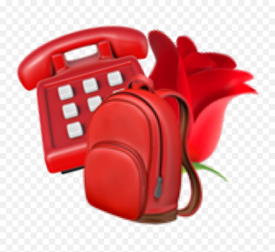 Red Overlays Overlay Emoji Sticker By - Clip Art,Telephone Emoji