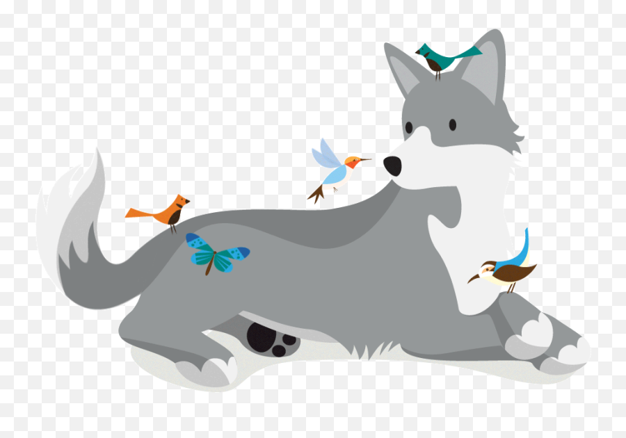 Dog Wolf Sticker By Dreamforce Salesforce Events For Ios - Salesforce Spring 20 Logo Emoji,Donkey Emoji Android
