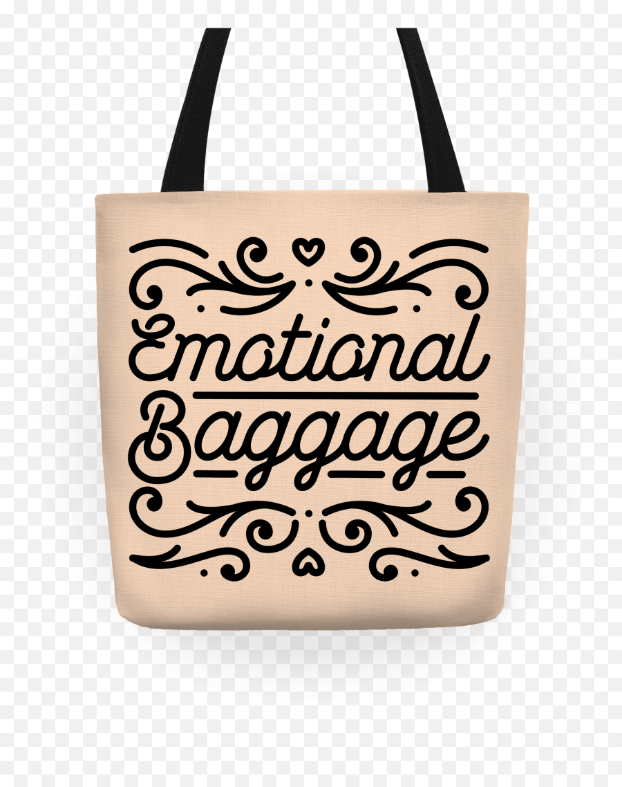 Emotional Baggage Totes - Stylish Emoji,Bag Of Emotions