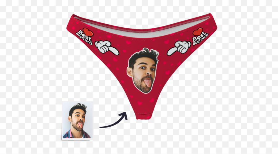 Womenu0027s Custom Face Thong - Myfaceboxer Myfaceboxer Custom Face Panties Emoji,Jealous Emoji Faces