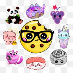 Kawaii Stickers For Whatsapp - Cute Food Emoji,Emojis Para Dibujar