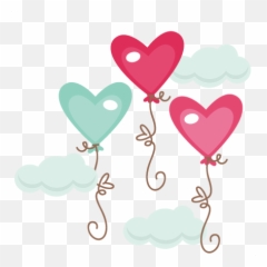 Heart Balloons Svg Cutting Files Heart Balloons Svg Cuts - Vector Hearts Ballons Png Emoji,Diy Emoji Heart Balloons