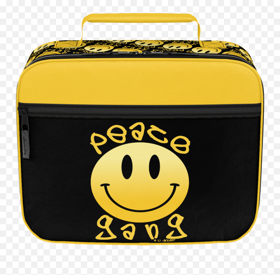 Peace Gang Smiley Lunchbox - Happy Emoji,Emoticon Lunch Box