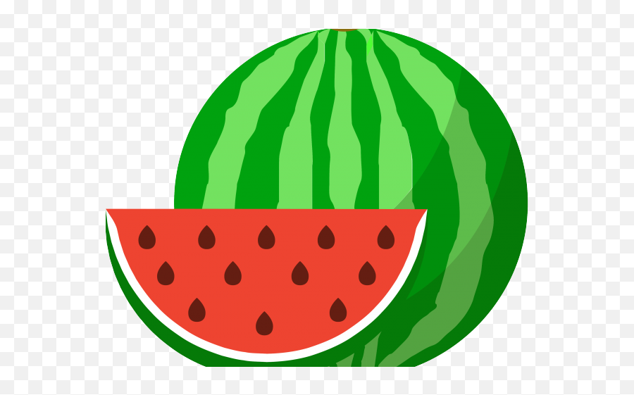 Watermelon Clipart Cucumber Melon - Watermelon Cartoon Images Png Emoji,Emojis Wathermelon Drawings