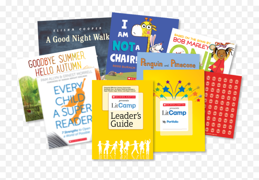 Litcamp Summer Reading Program Scholastic - Logo Scholastic Lit World Present Lit Camp Png Emoji,Tool Book For Emotions (books