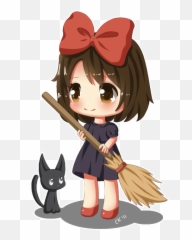 Kiki Delivery Chibi - Chibi Kiki Emoji,Witchy Emojis For Kik