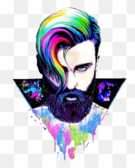 Discover Trending Beard Stickers Picsart - Dibujos Para Barberia Emoji,Goatee Emoji
